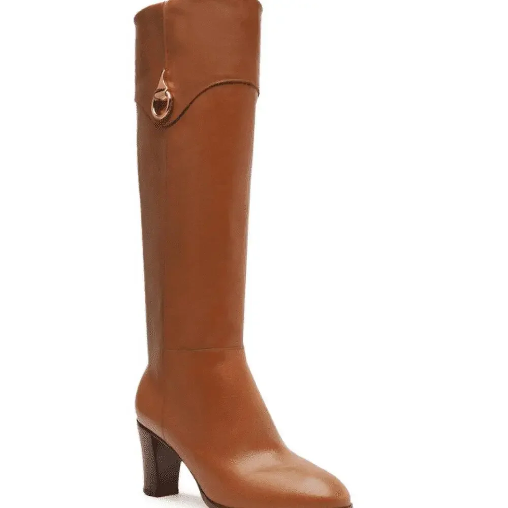 Arezzo Women's Vivian Brown Boots Size 9 MSRP $199